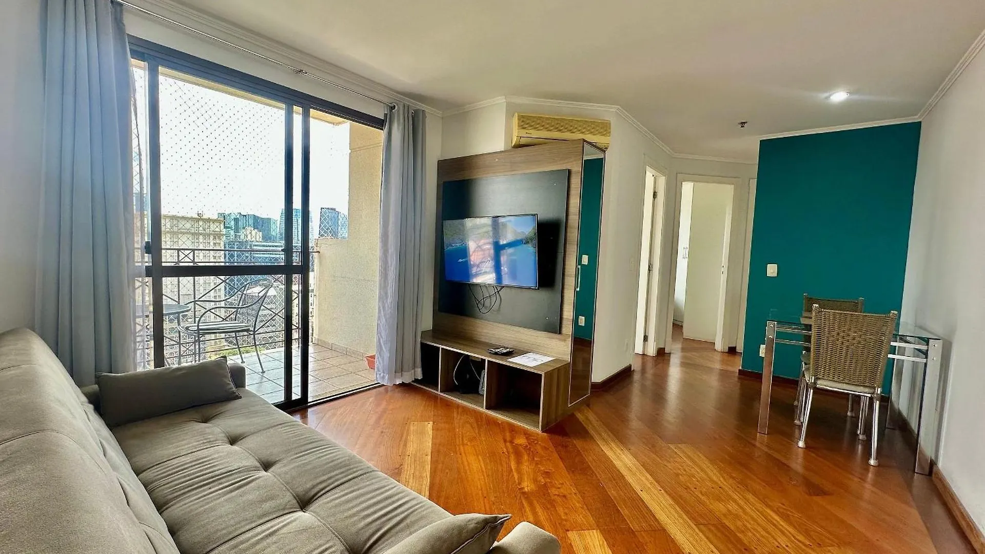 شقة Apart-Hotel Long Stay Alvorada - Vila Olimpia ساو باولو
